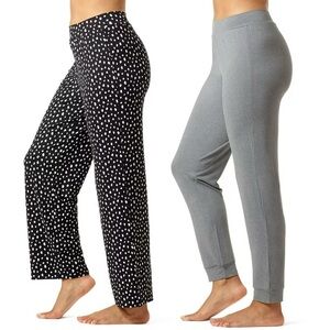 NWT Hue Ladies 2 Pack Sleep Pant Size Medium